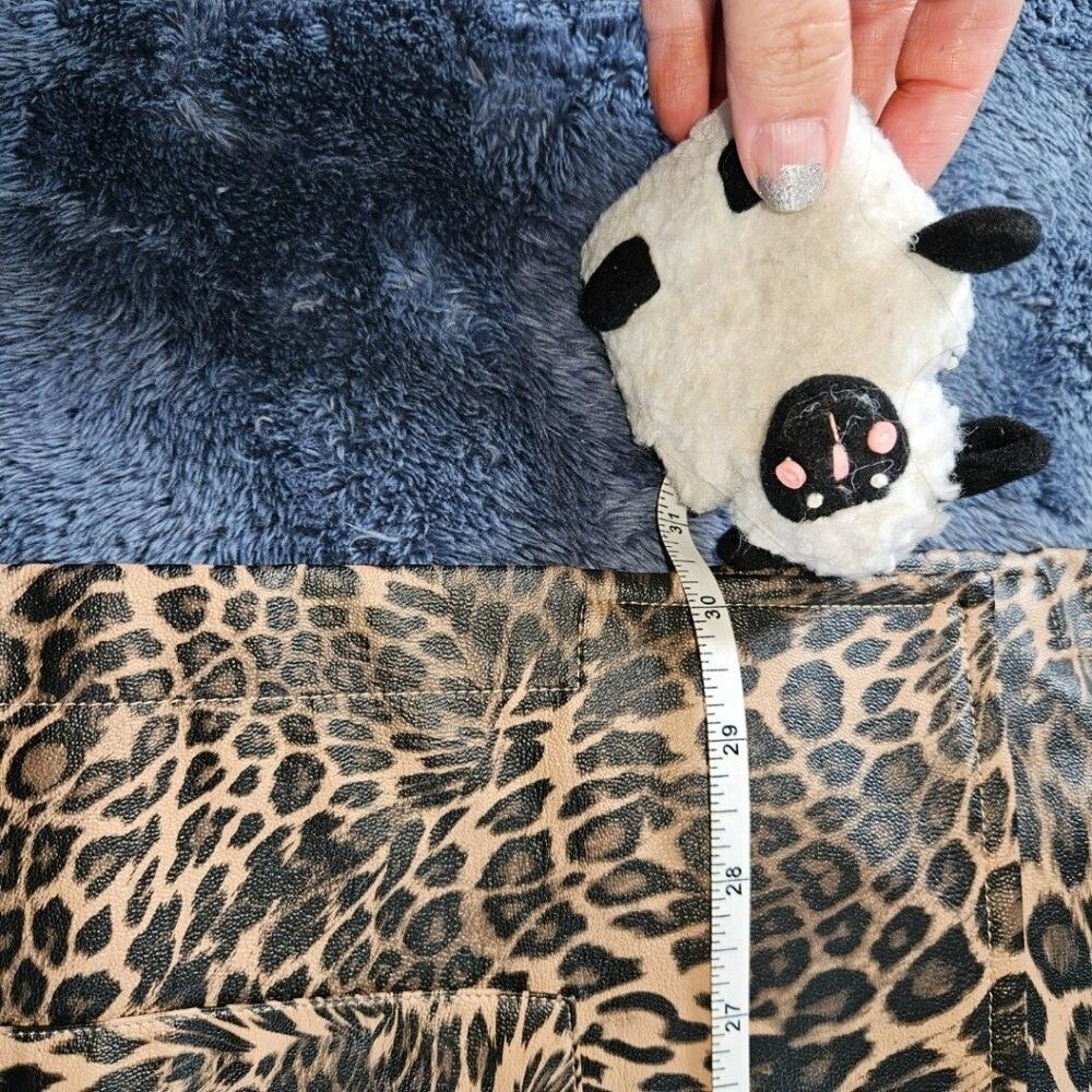 Nastygal Leopard Trench Rain Coat Size 4 - Picture 6 of 9